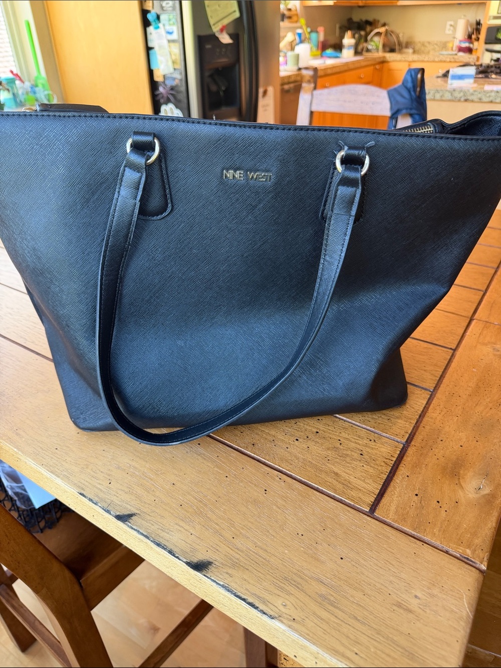 Nine West Black Tote Shoulder Bag
